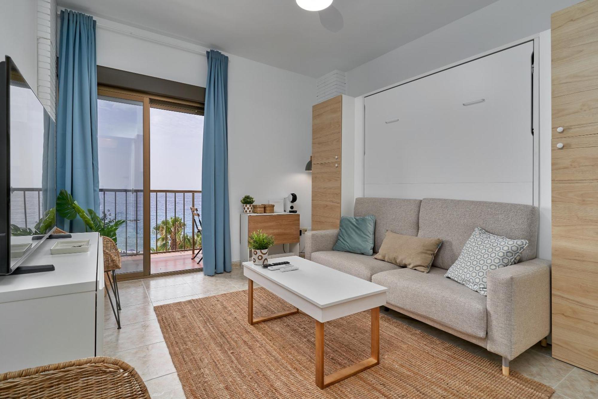 Апартаменти Estudio Puerta Del Mar Альмуньєкар Екстер'єр фото